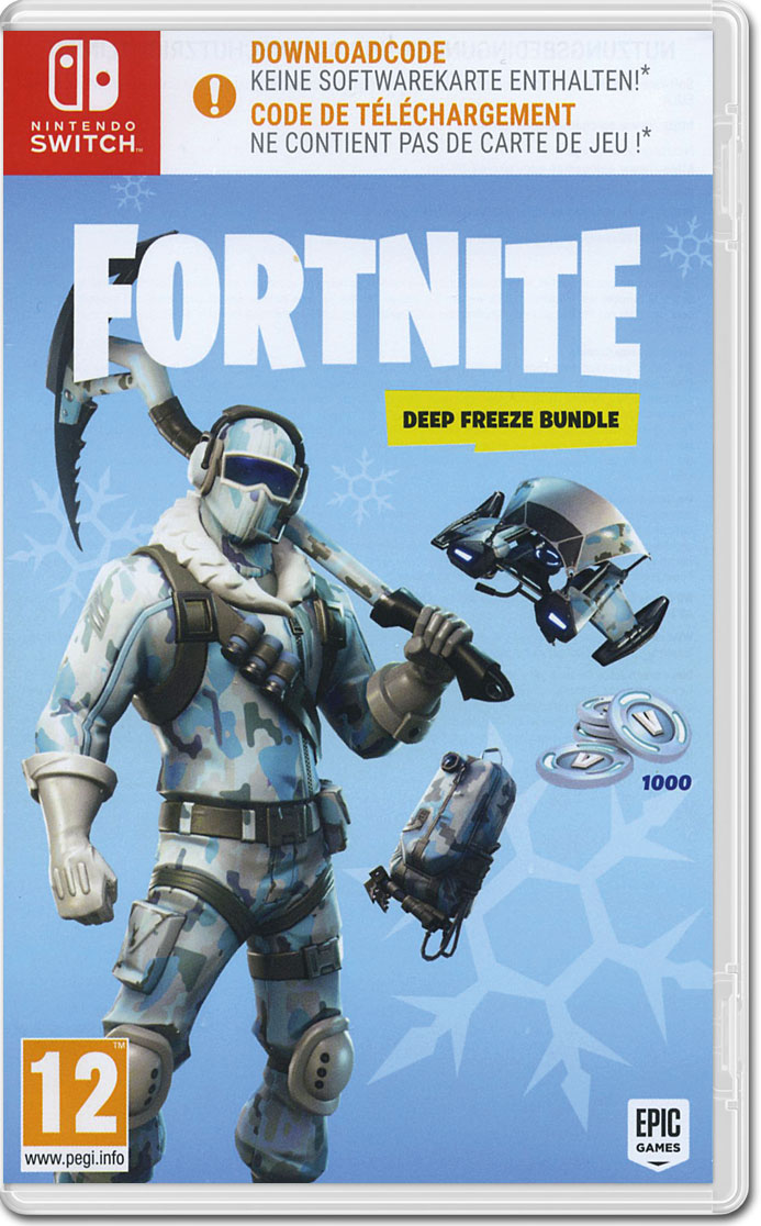 Fortnite Deep Freeze Bundle Nintendo Switch cover